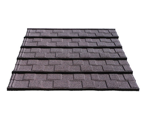 Square grid color stone tile